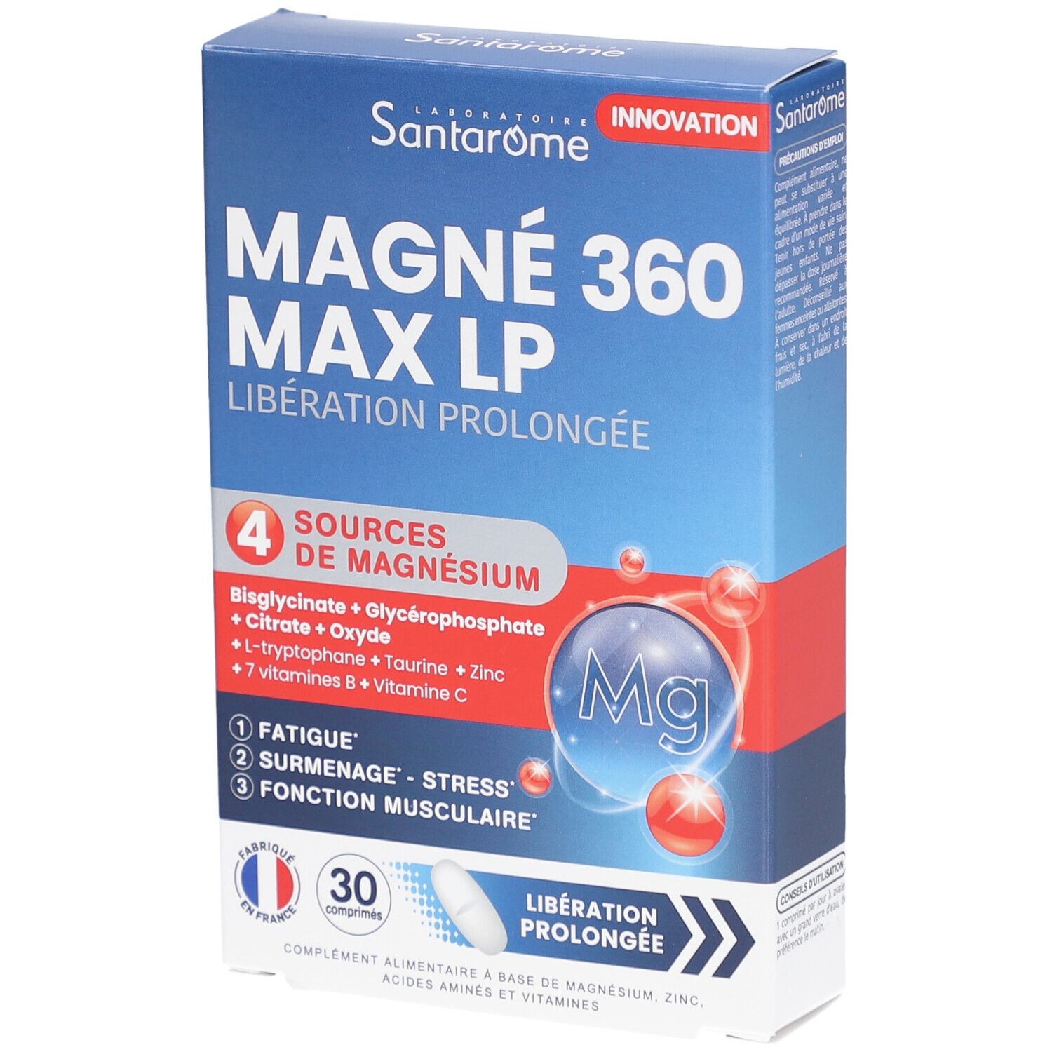 SANTAROME – Magne 360 Max LP – 30 Comprimes