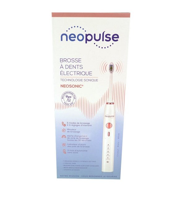 Neopulse Brosse a Dents Electrique Neosonic Blanche