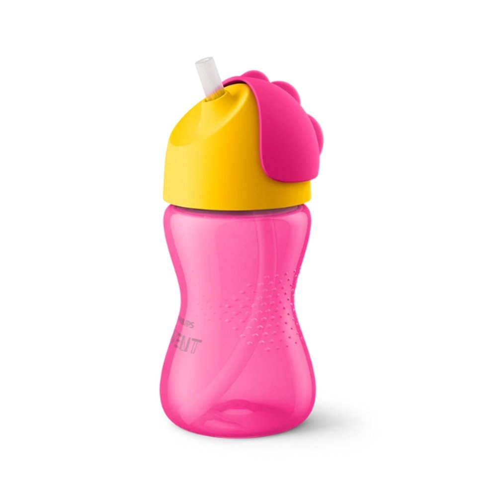 Philips Avent Tasse à paille 300 ml rose SCF798/02