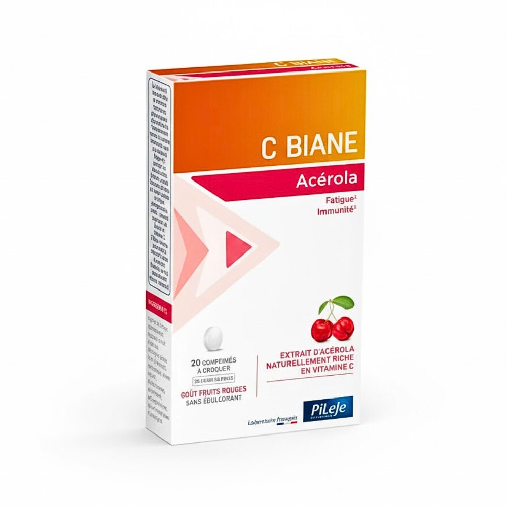 PILEJE – C Biane Acerola – 20 Comprimes