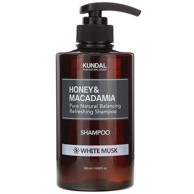 KUNDAL HONEY AND MACADAMIA WHITE MUSK SHAMPOO 500ML