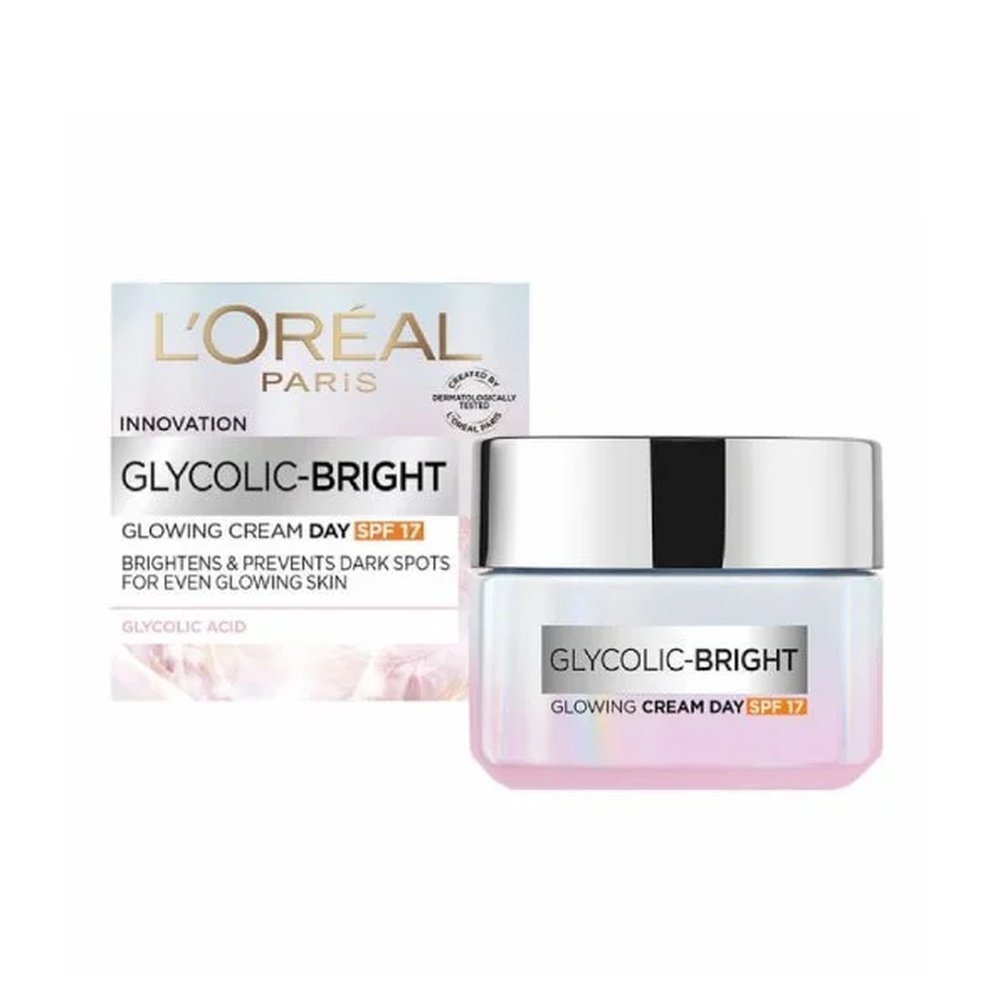 L'OREAL PARIS – Glycolic-Bright Creme de Jour Spf17 – 50ml