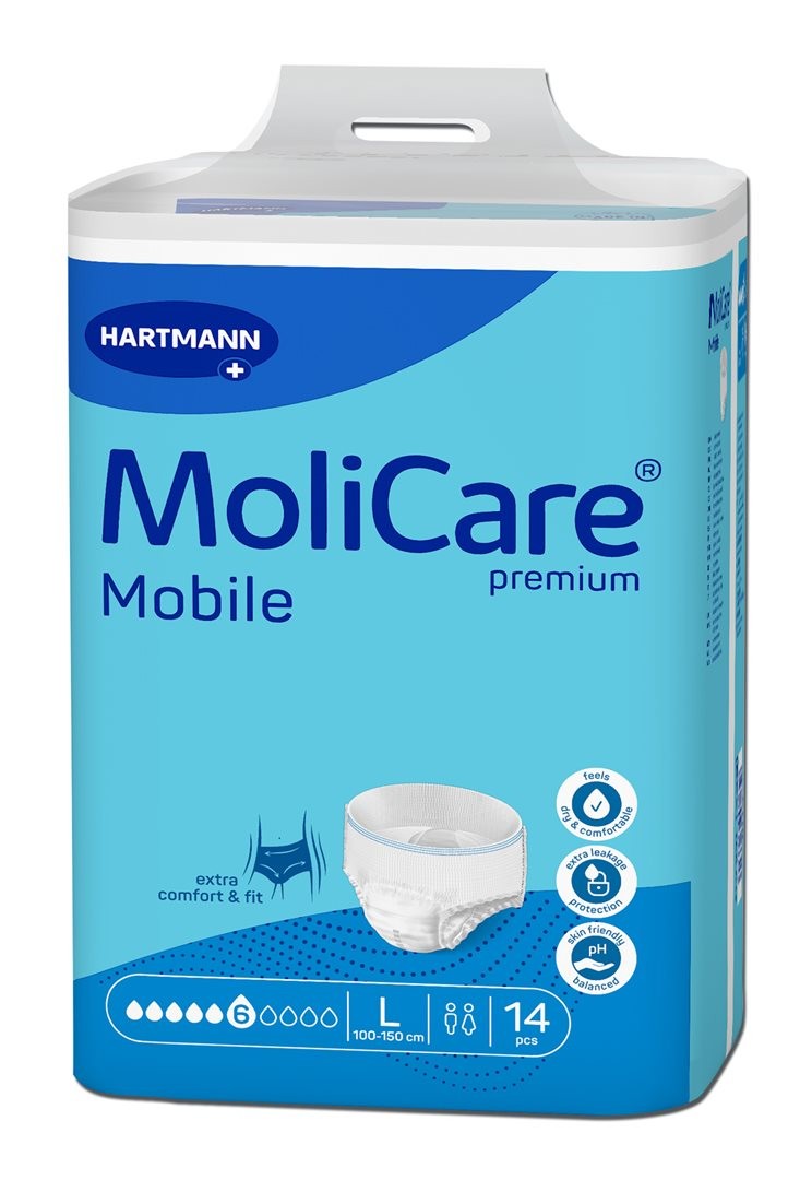 HARTMANN MOLICARE PREMIUM MOBILE JOUR TAILLE L 14 PIECES