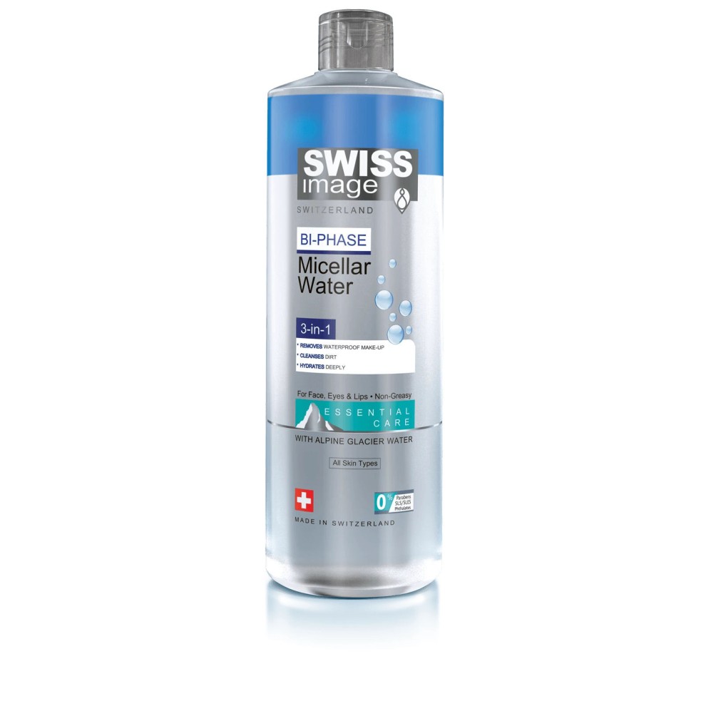 SWISS IMAGE EAU MICELLAIRE 3 EN 1 BIPHASE 400ML