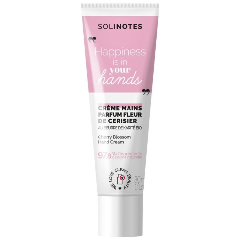 SOLINOTES CREME MAINS PARFUM FLEUR DE CERISIER 30 ML