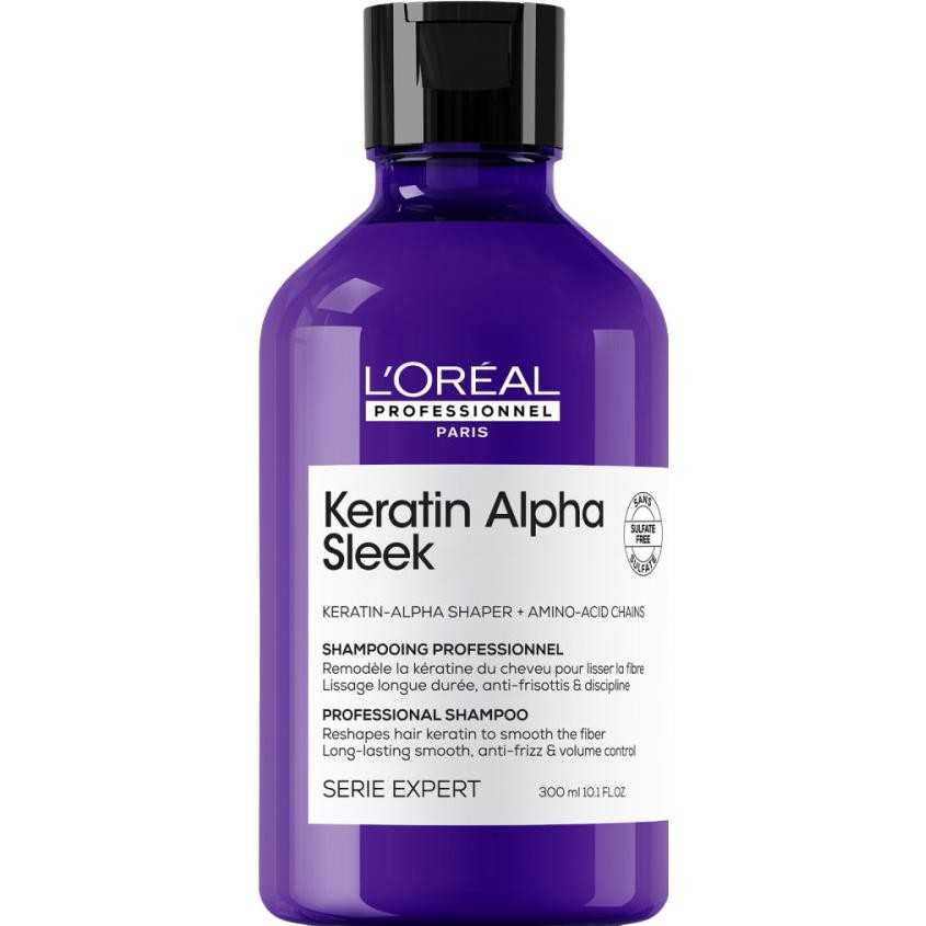 L'OREAL PROFESSIONNEL KERATIN ALPHA SLEEK SHAMPOOING 300ML