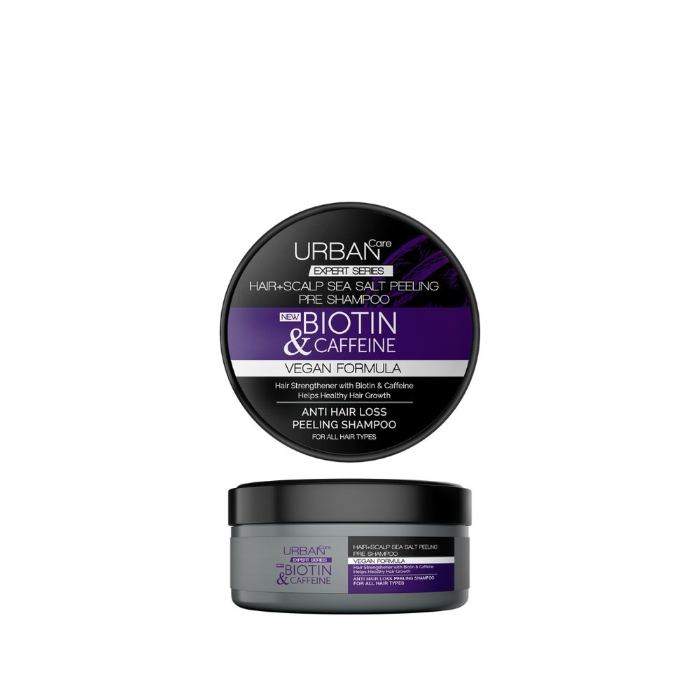 URBAN CARE – Biotin et Coffeine N?2 Sea Salt Peeling Apres-Shampoo – 200g