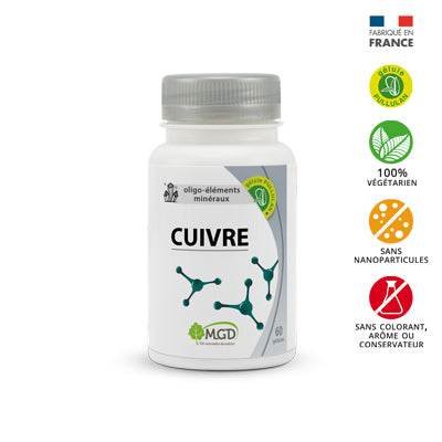 MGD Cuivre 60 Gélules