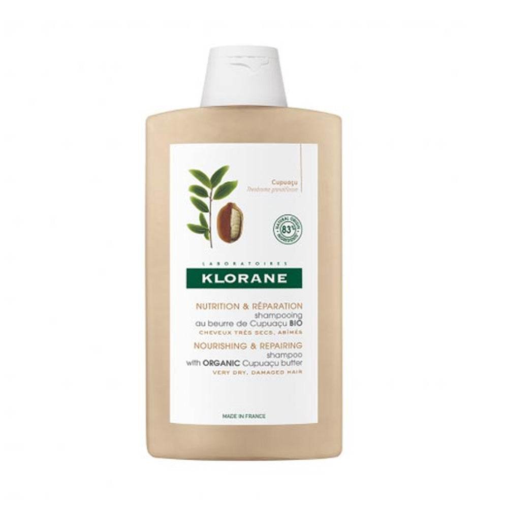 KLORANE Shampooing au Cupuaçu Cheveux Très Secs Bouclés Frisés Nutrition Réparation Intense 400ml