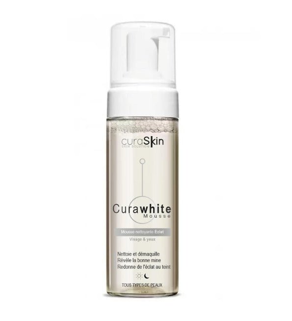 Curaskin Curawhite Mousse Nettoyant Eclat 150 ml