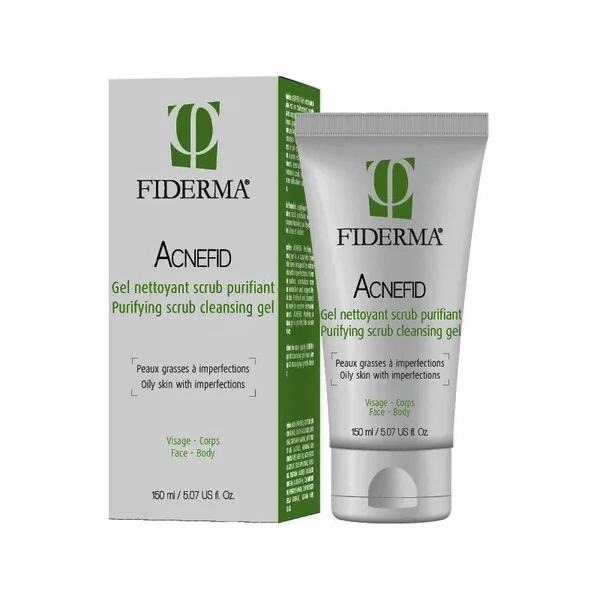 Fiderma Acnefid Gel Nettoyant Scrub Purifiant 150 ml