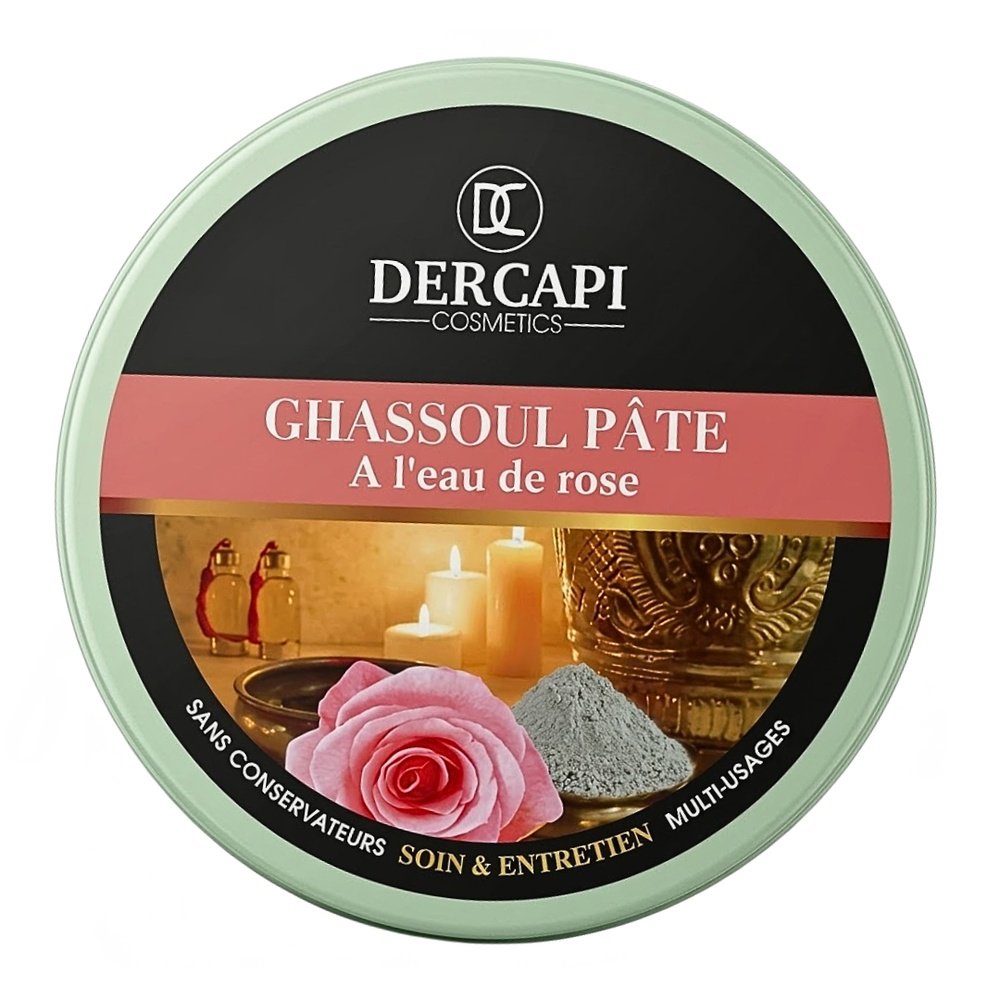DERCAPI – Ghassoul Pate a L?eau de Rose – 200ml