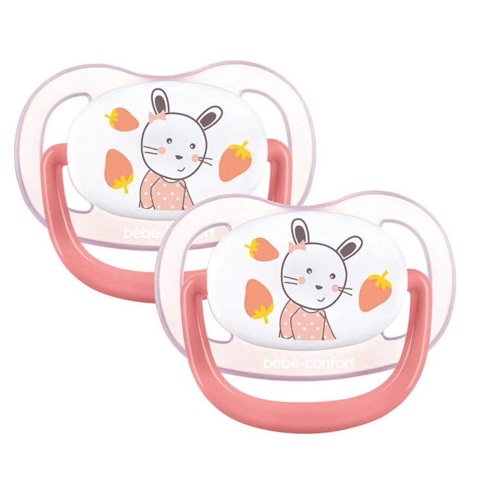 BEBE-CONFORT – Sucette Physio Air 6-18m The Gardener Rose et Blanc