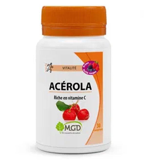 MGD Nature Acérola Fruits Rouges – 30 comprimés