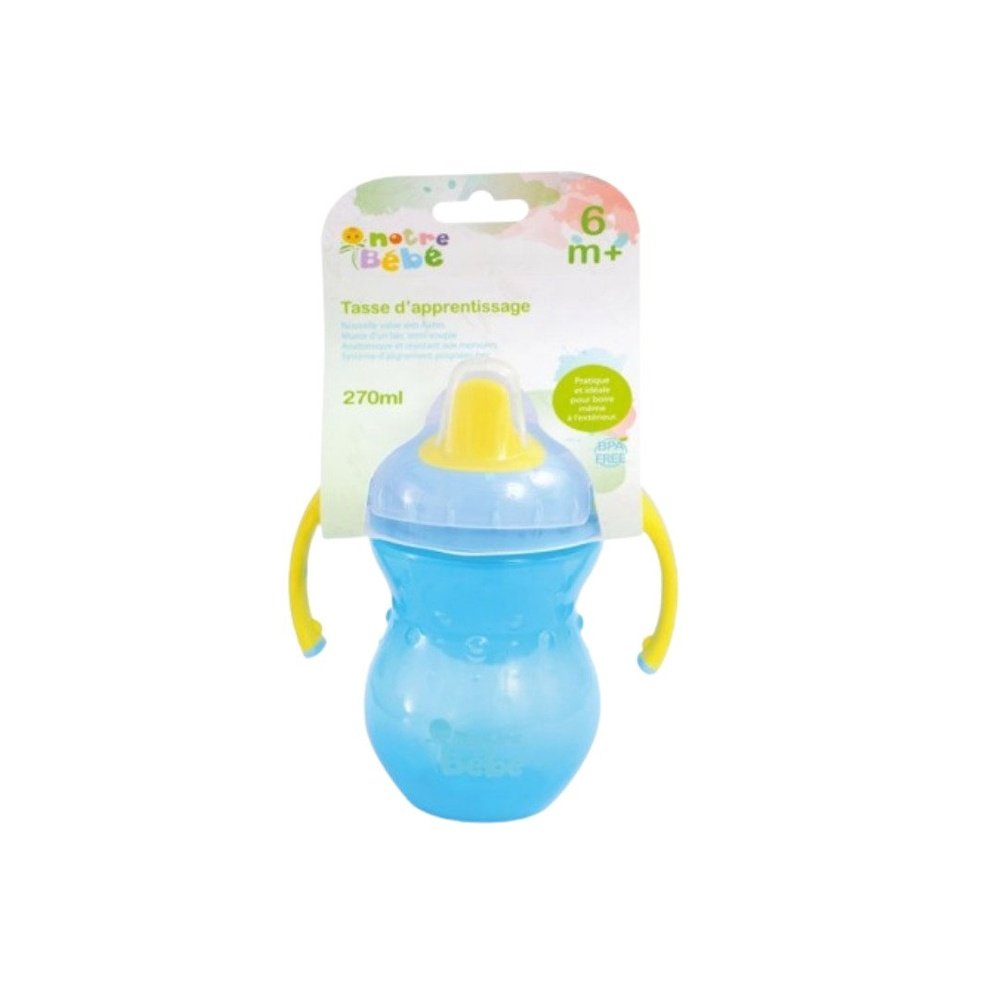 NOTRE BEBE – Tasse D?apprentissage Bec Semi Souple +6m – 270ml