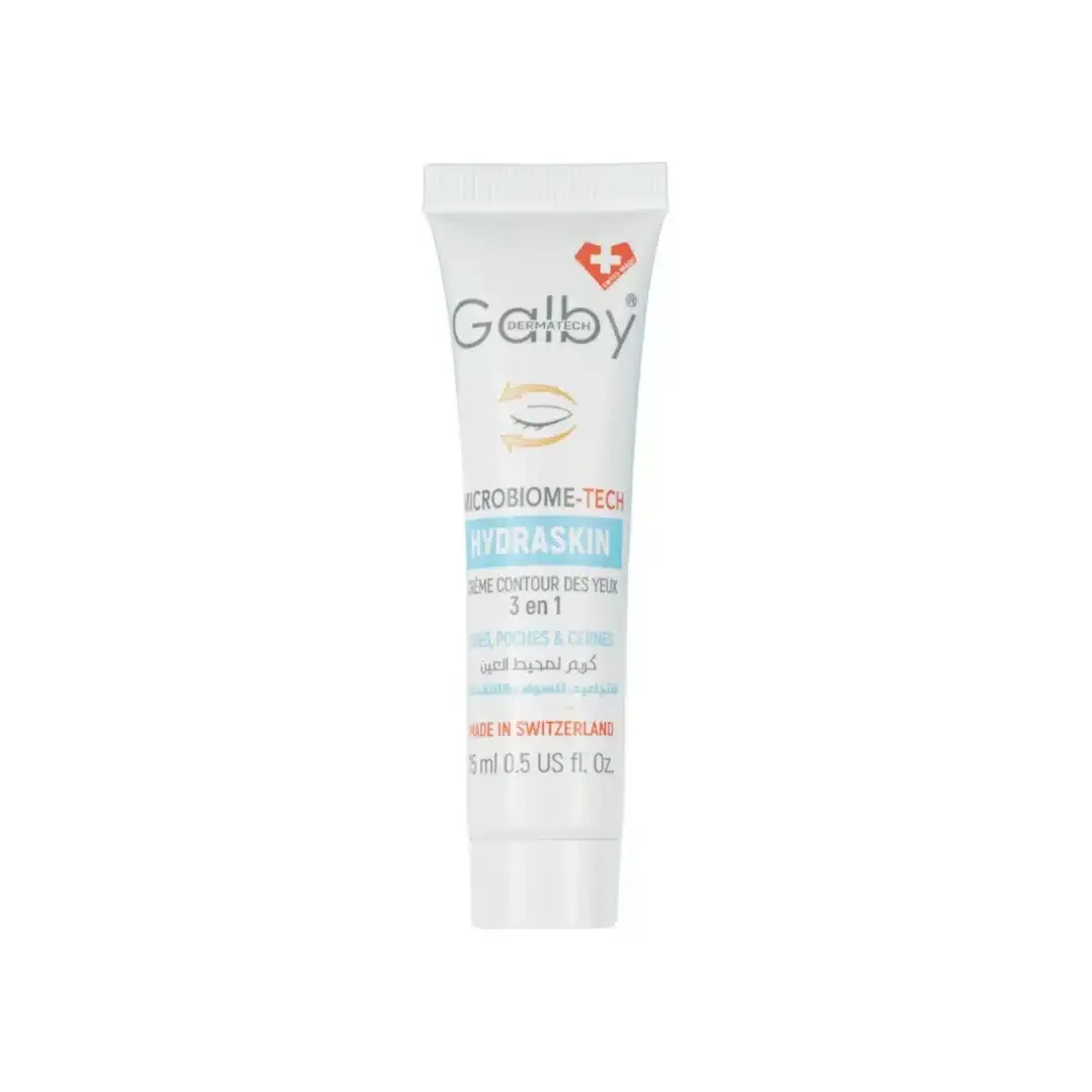 GALBY DERMATECH – Hydraskin Contour des Yeux Rides et Poches et Cernes 3 en 1 – 15ml