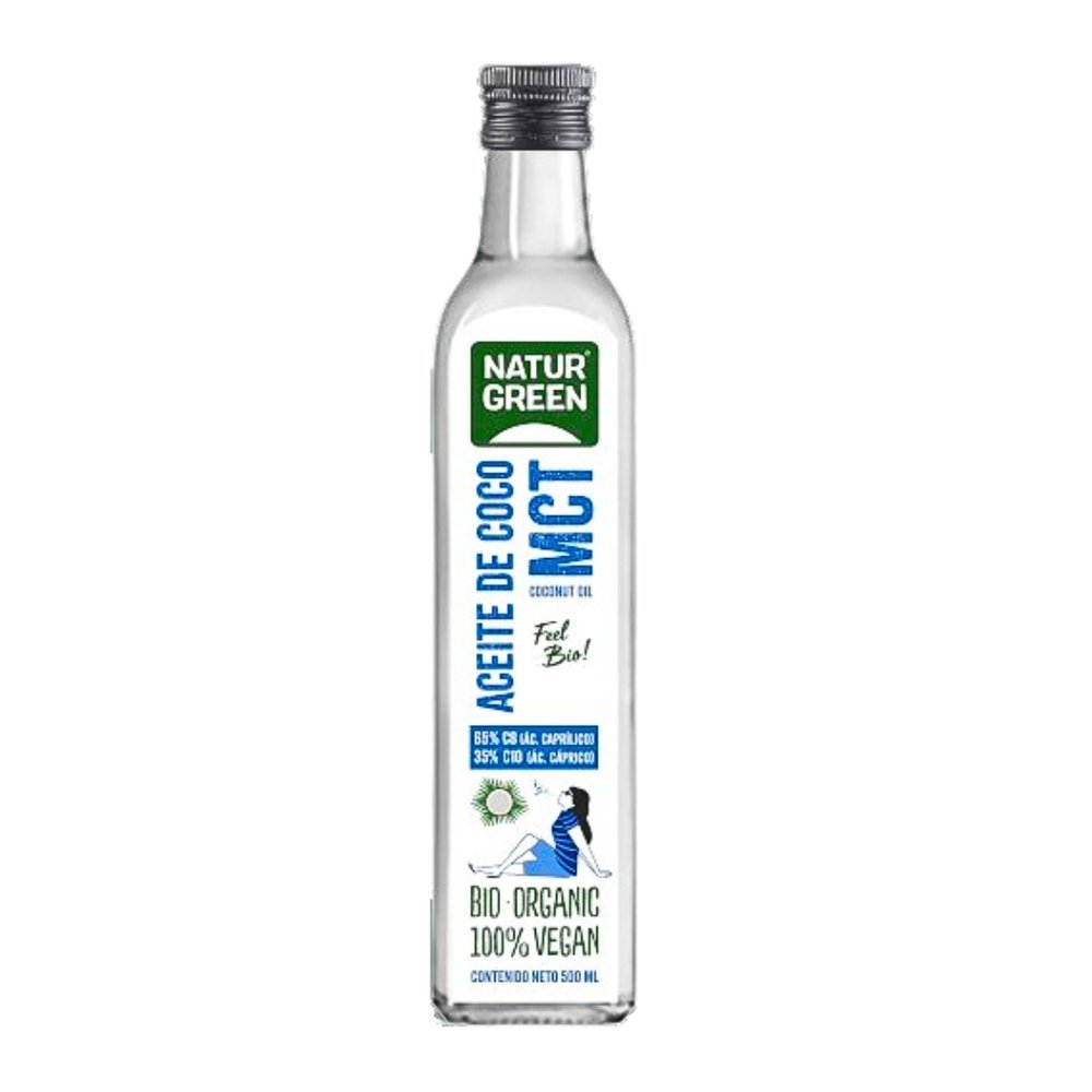 NaturGreen NATUR GREEN – Huile de Coco MCT 500 ml