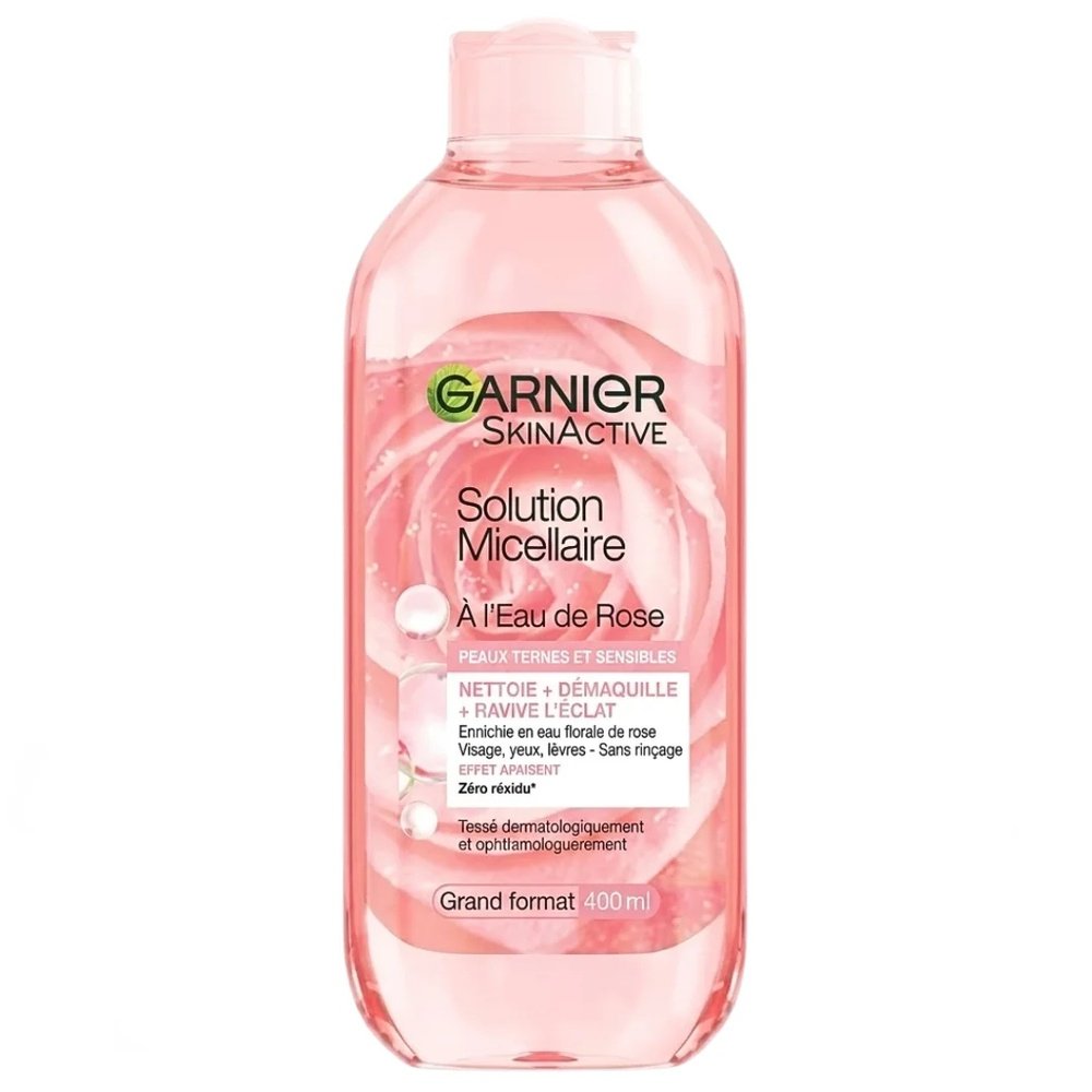 GARNIER – Solution Micellaire a L?eau de Rose – 400ml