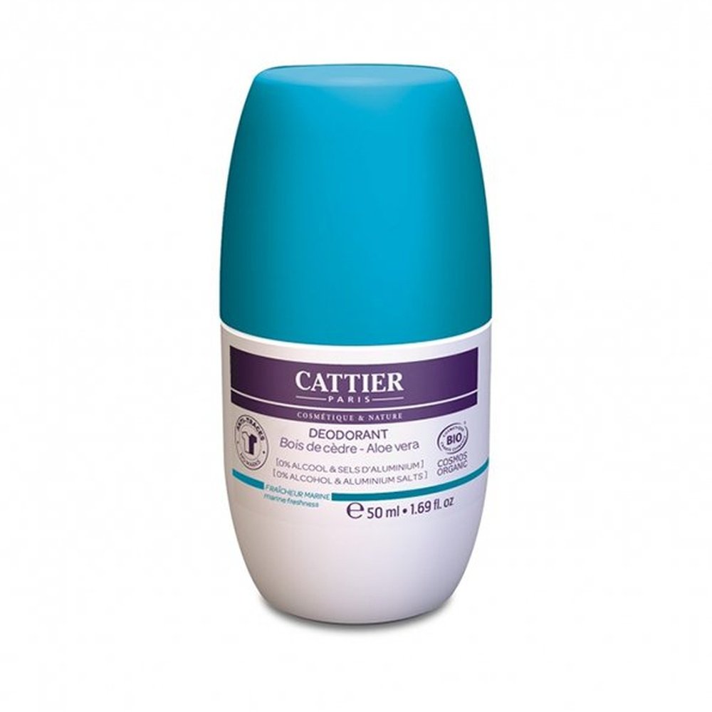 CATTIER – Deodorant Roll-On Fraicheur Marine – 50ml