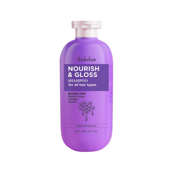 Shakebar Nourish & Gloss Hair Shampoo 300ml