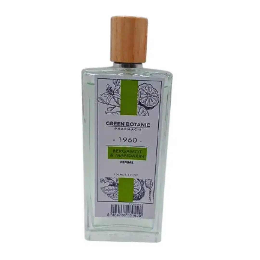 GREEN BOTANIC – Eau de Toillette Femme Bergamot et Mandarin – 150ml