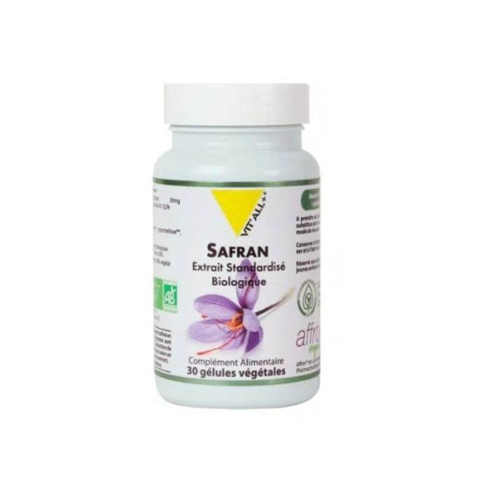 Vit'all+ Safran 30 GELULES