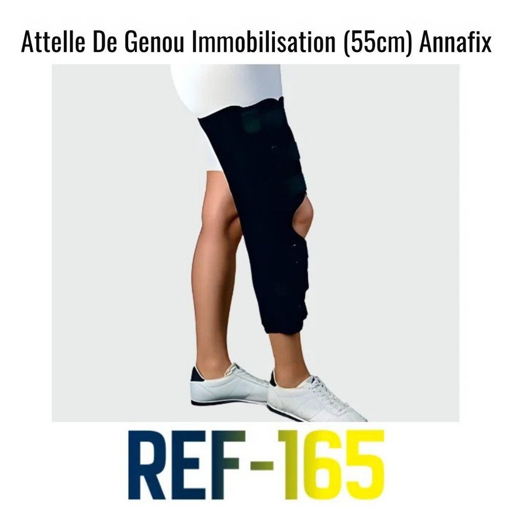 Annafix Attelle de Genou Immobilisation (45cm) REF-165