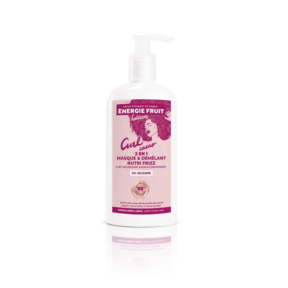 ENERGIE FRUIT CURL CACAO 2 EN 1 MASQUE ET DEMELANT NUTRI FRIZZ 300ML