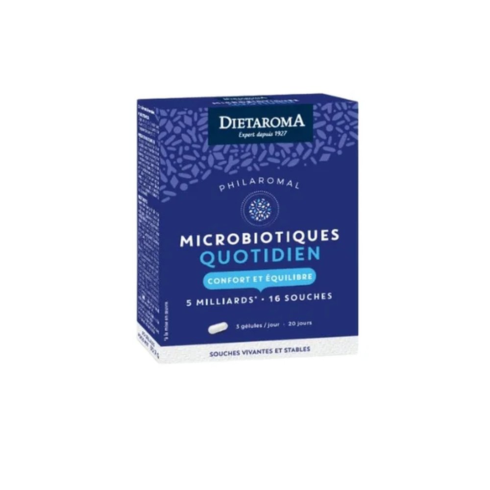 DIETAROMA – Philaromal Probiotiques Quotidien – 20gelules