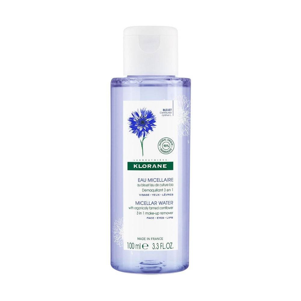 Klorane Bébé Eau Micellaire Démaquillante Au Bleuet BIO - Visage Yeux Lèvres 100 ml