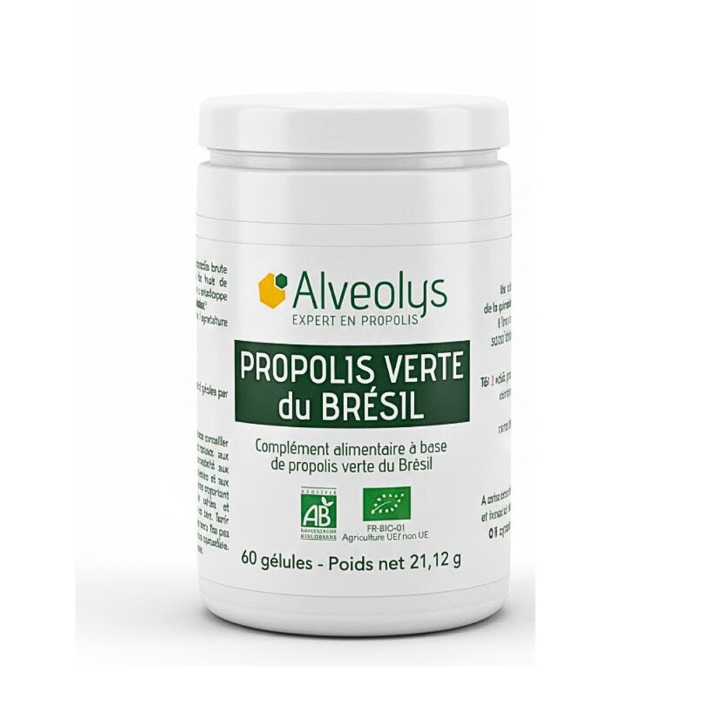 Alveolys Propolis Verte du Brésil 60 Gélules