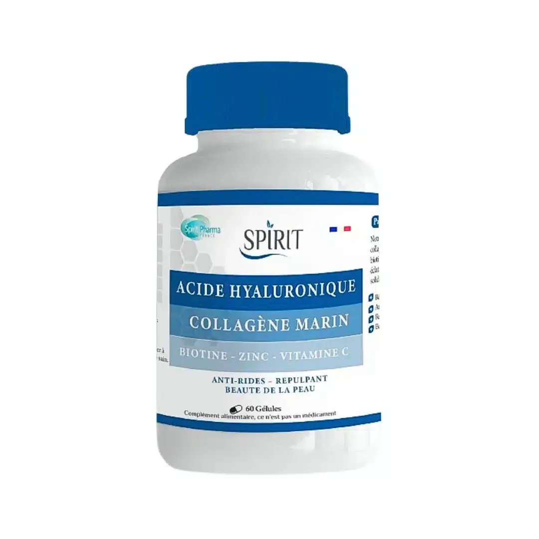 SPIRIT PHARMA – Acide Hyaluronique – 60 Gelules