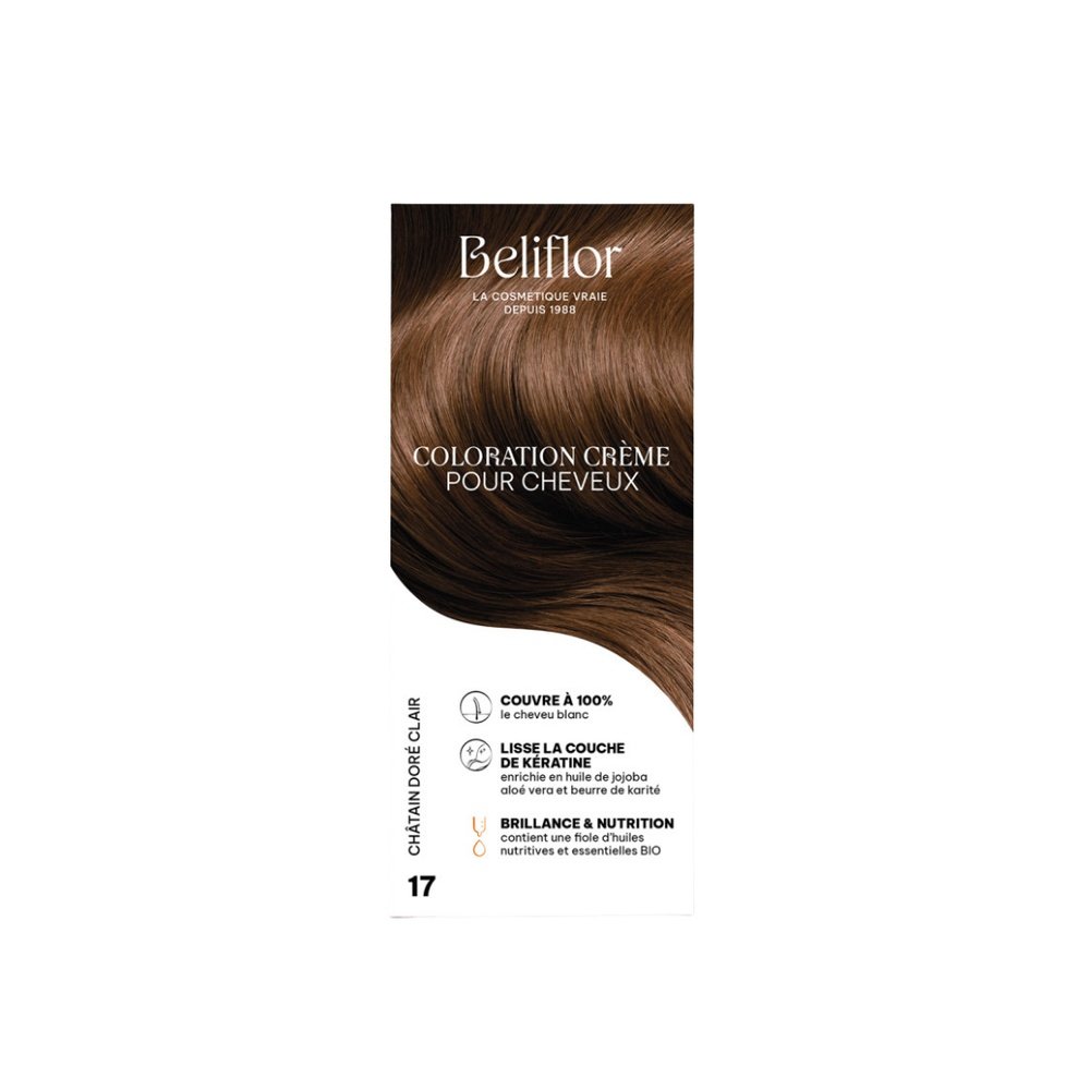 BELIFLOR – Coloration N?17 Chatain Dore Clair