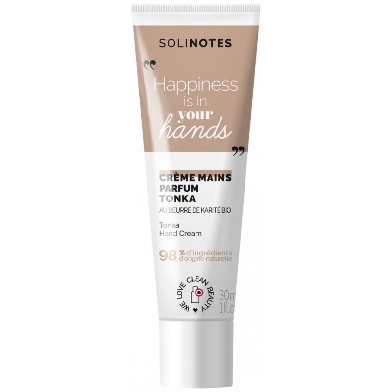SOLINOTES CREME MAINS PARFUM TONKA 30 ML
