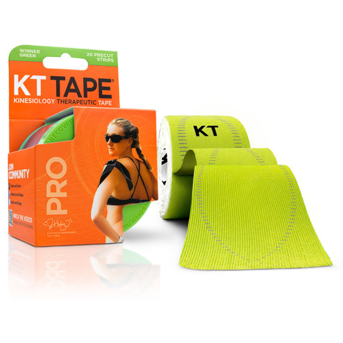 KT TAPE BANDE THERAPEUTIQUE KINESITHERAPIQUE 20 BANDES 5 CM x 5 CM WINNER GREEN