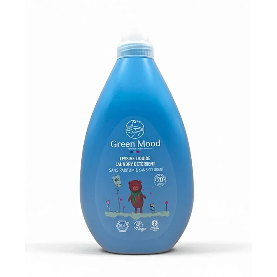 GREEN MOOD Lessive Liquide Bébé 1000ml