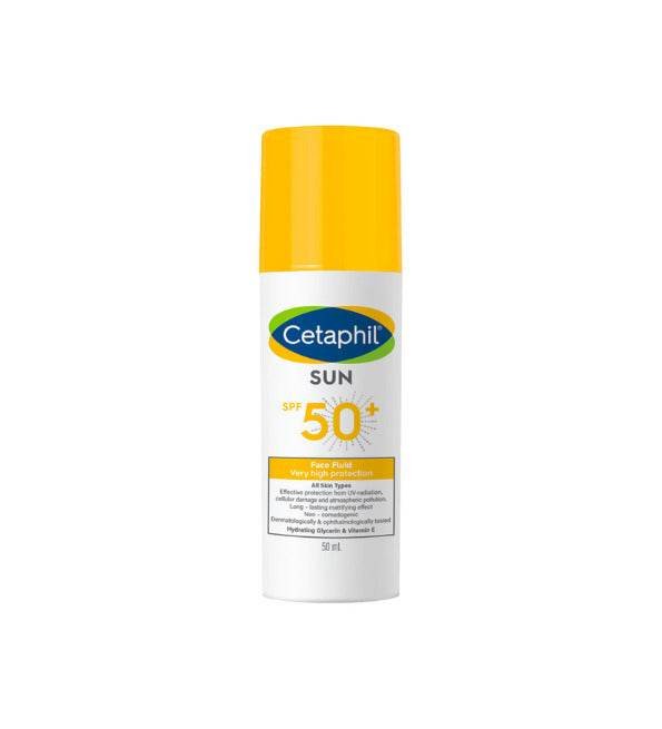 CETAPHIL SUN FLUIDE VISAGE TOUS TYPE DE PEAUX SPF 50+