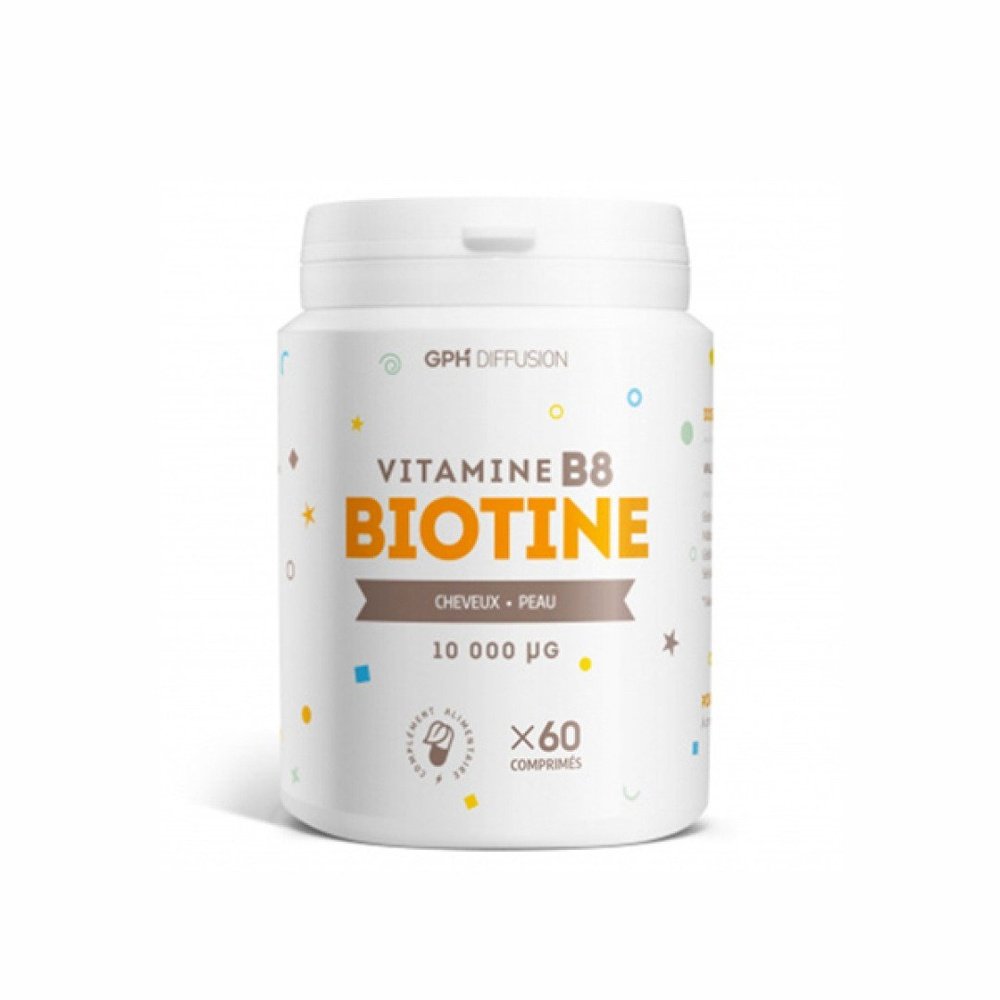 Gph Diffusion Vitamine B8 Biotine 60 Comprimés
