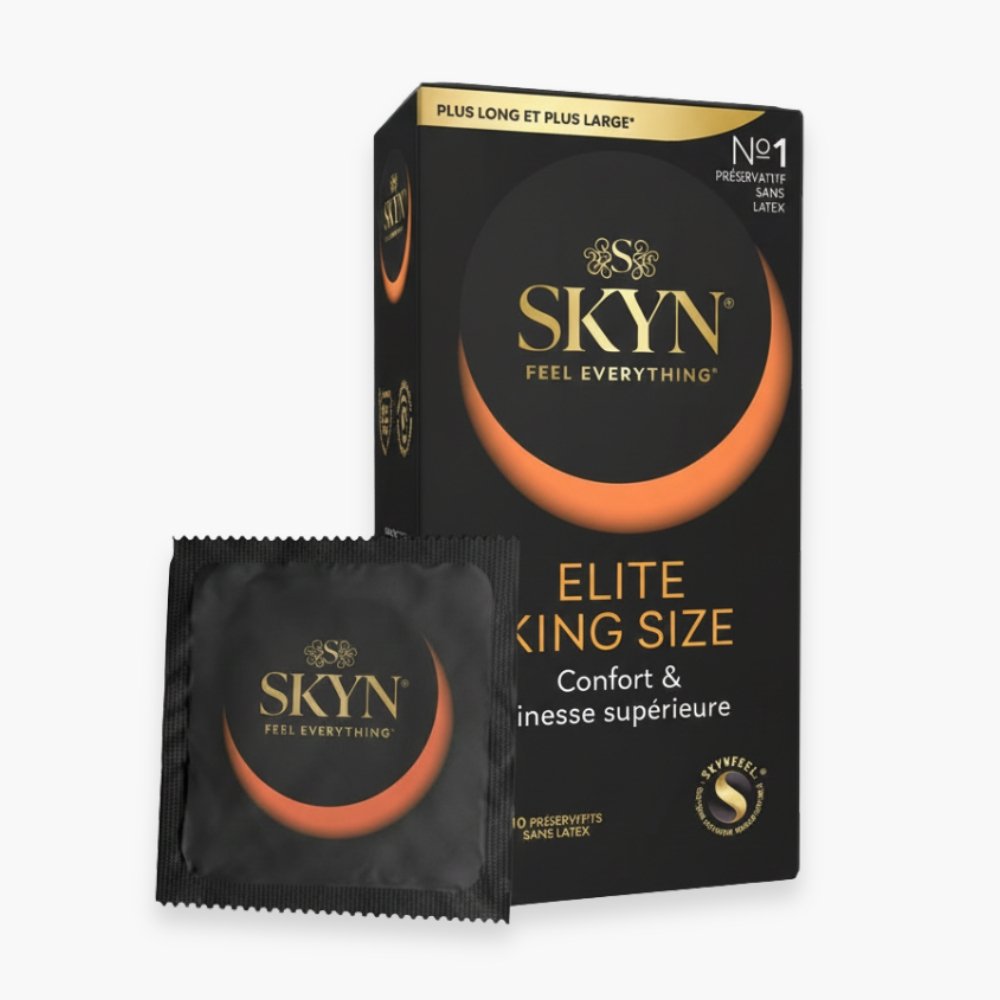 SKYN – Preservatif Elite King Size (confort et Finesse Superieure) – 10u