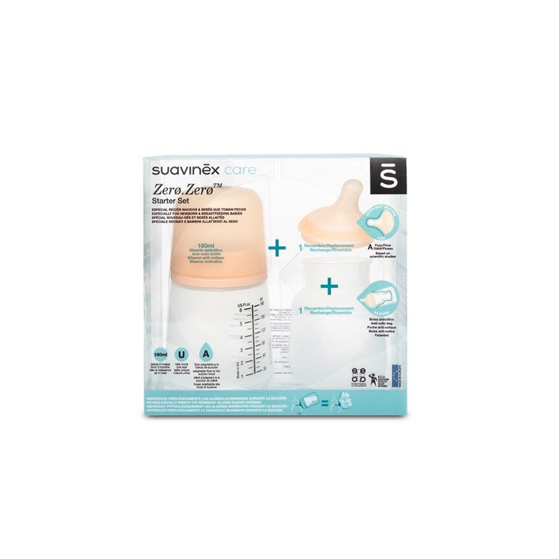 SUAVINEX STARTER SET ZERO ZERO 270 ML
