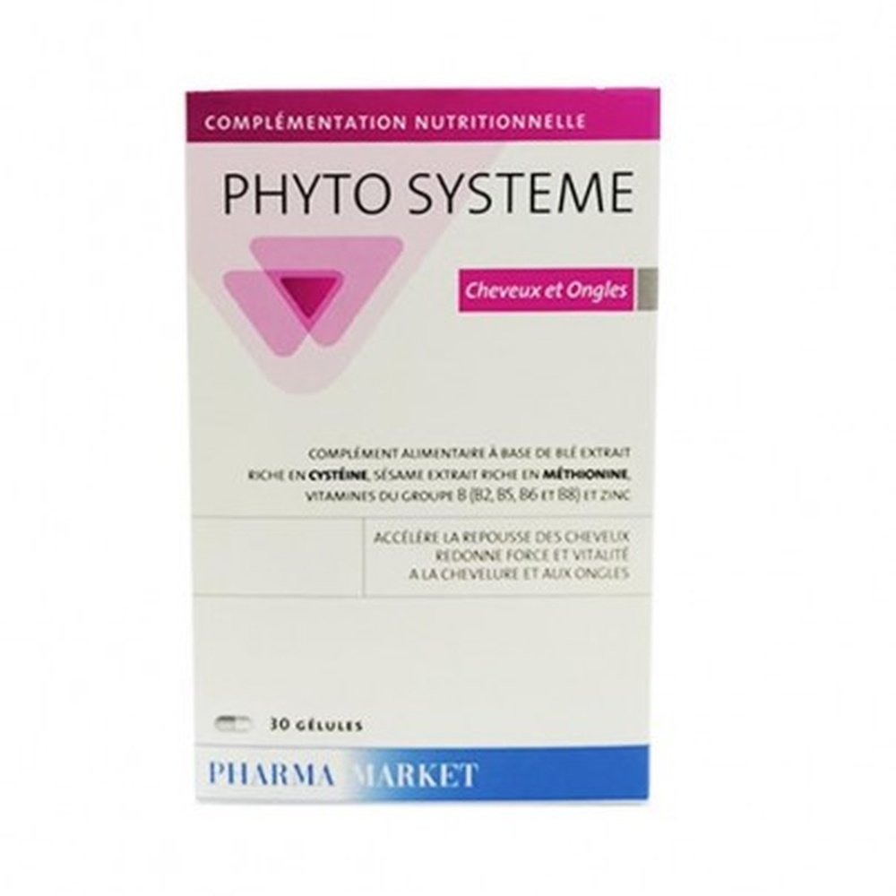 PHARMA MARKET – Phyto Systeme Cheveux et Ongles – 60gelules