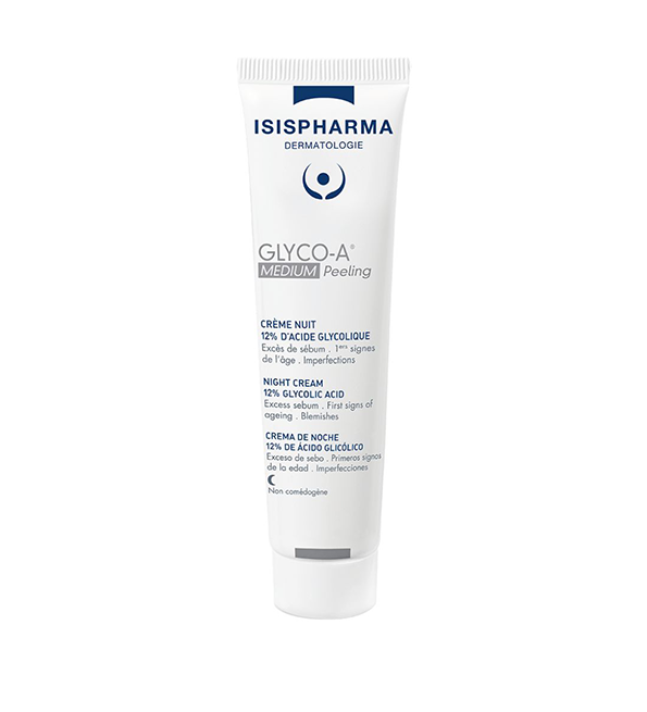 Isispharma Glyco-A Medium Peeling Creme Nuit 12% D'acide Glycolique 30 ml