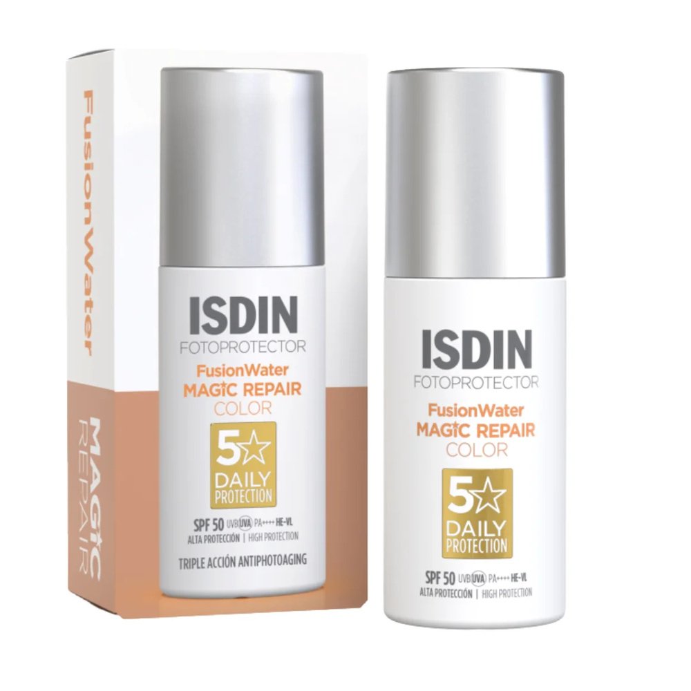 ISDIN – Fotoprotecteur Fusion Water Magic Repair Color – 50Ml