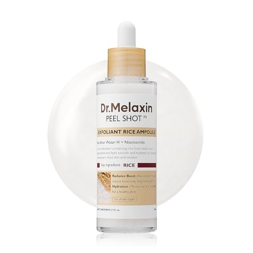 DR MELAXIN PEEL SHOT EXFOLIATING WHITE RICE AMPOULE 80 ML