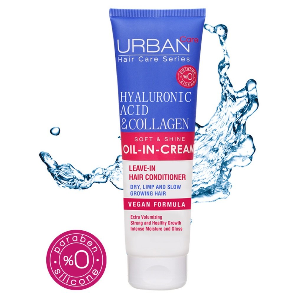 URBAN CARE – Hyaluronic Acid et Collagen Huile-En-Creme – 150ml