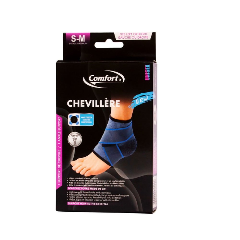 COMFORT – Chevillere Starpping Noir Large-Xlarge