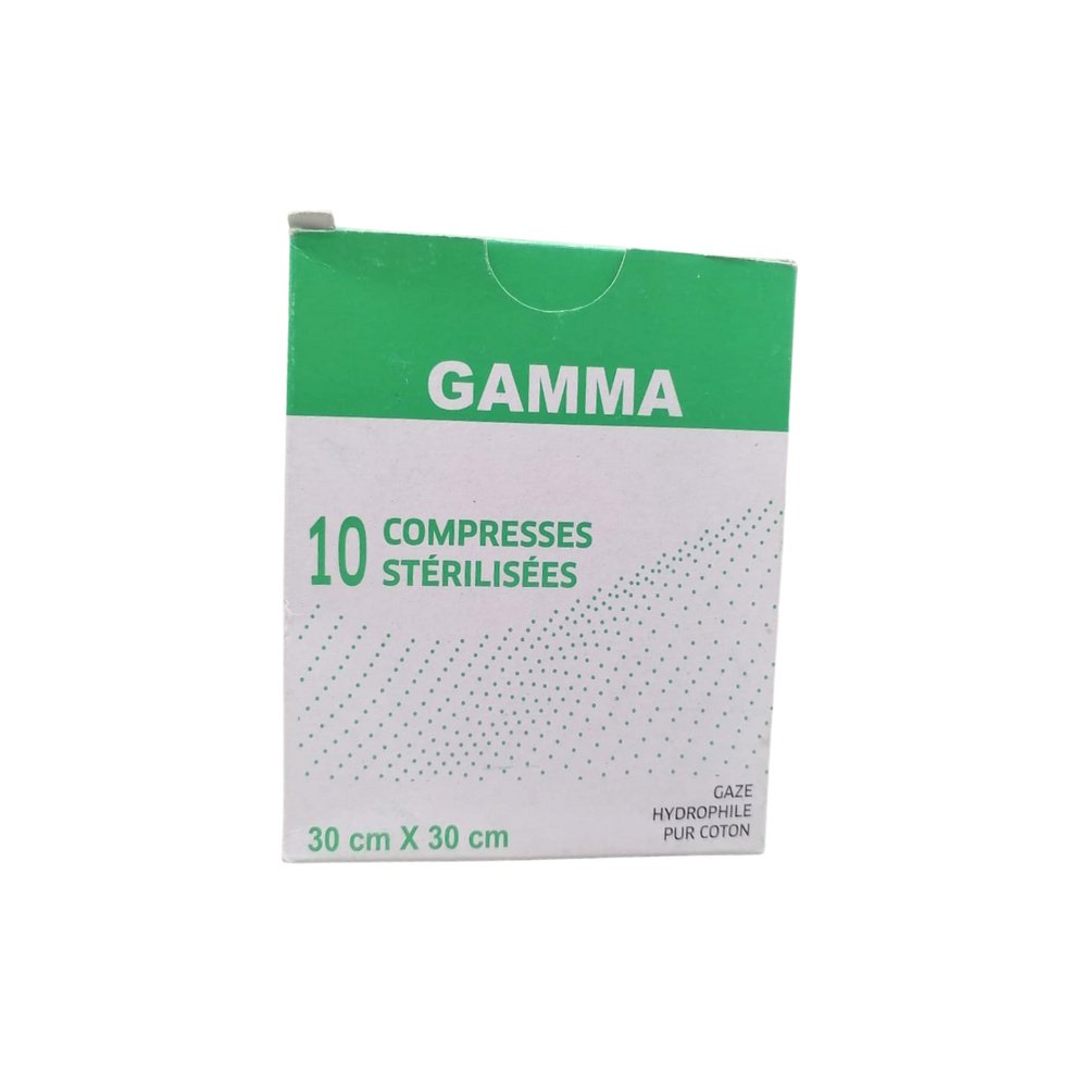 GAMMA – Compresse 30*30 white