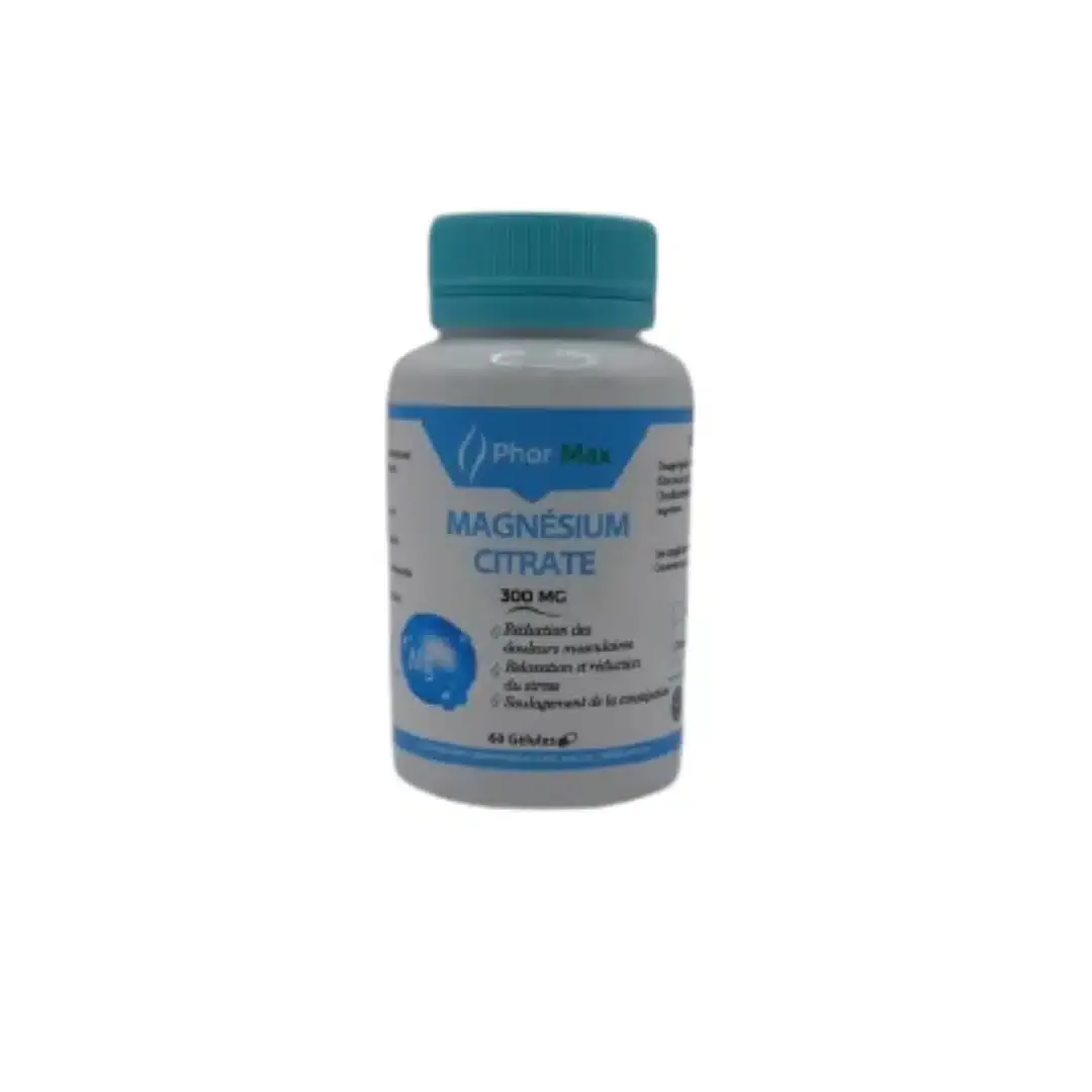 PHORMAX Magnésium Citrate 60 Gélules