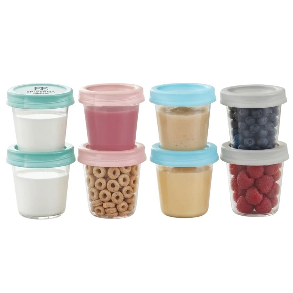 Mammia Pots de Conservation pour Lait et Snack 180 ml