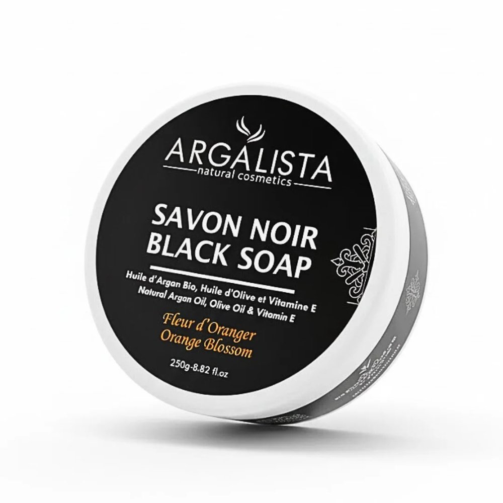 ARGALISTA – Savon Noir Fleur D'oranger – 250g